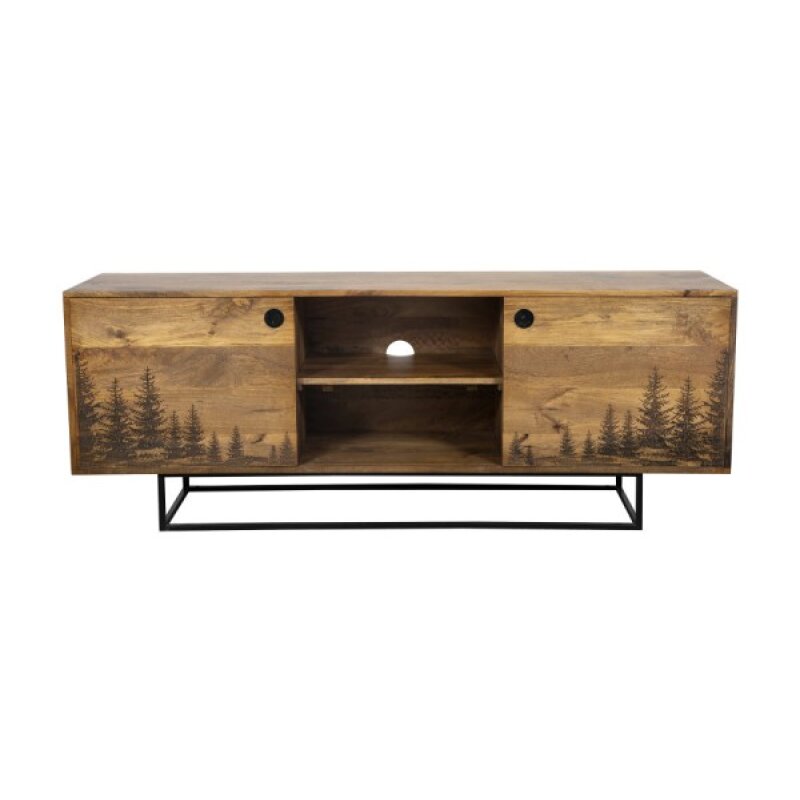 Cascade Tree TV Stand Accent Furniture Porter Designs