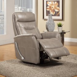 Gemini-Linen Manual Swivel Glider Recline - Image 2