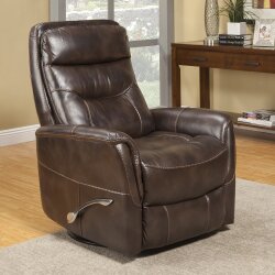 Gemini Truffle Manual Swivel Glider Recliner