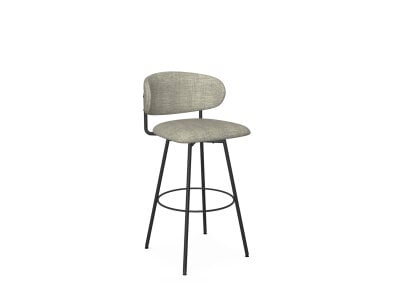 Wyatt Swivel Stool Bar Height 24″ and 30″ Adjustable Bases Amisco