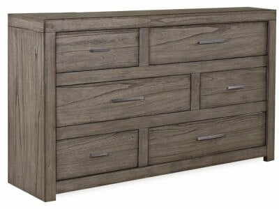 Modern Loft 6 Drawer Dresser Dressers Aspen Home