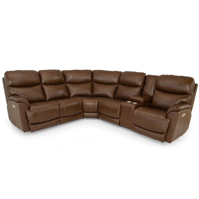729 6PC LEATHER SECTIONAL Gates Outlet Customizable