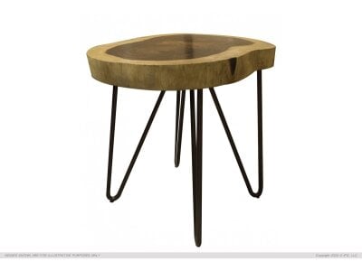 880 Vivo Authentic Live-Edge End Table End tables International Furniture Direct