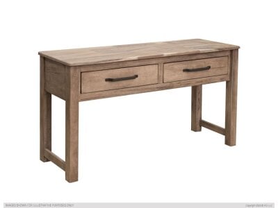 Natural Parota 2 Drawers, Sofa Table