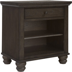 Cambridge 1 Drawer Nightstand - Pepper