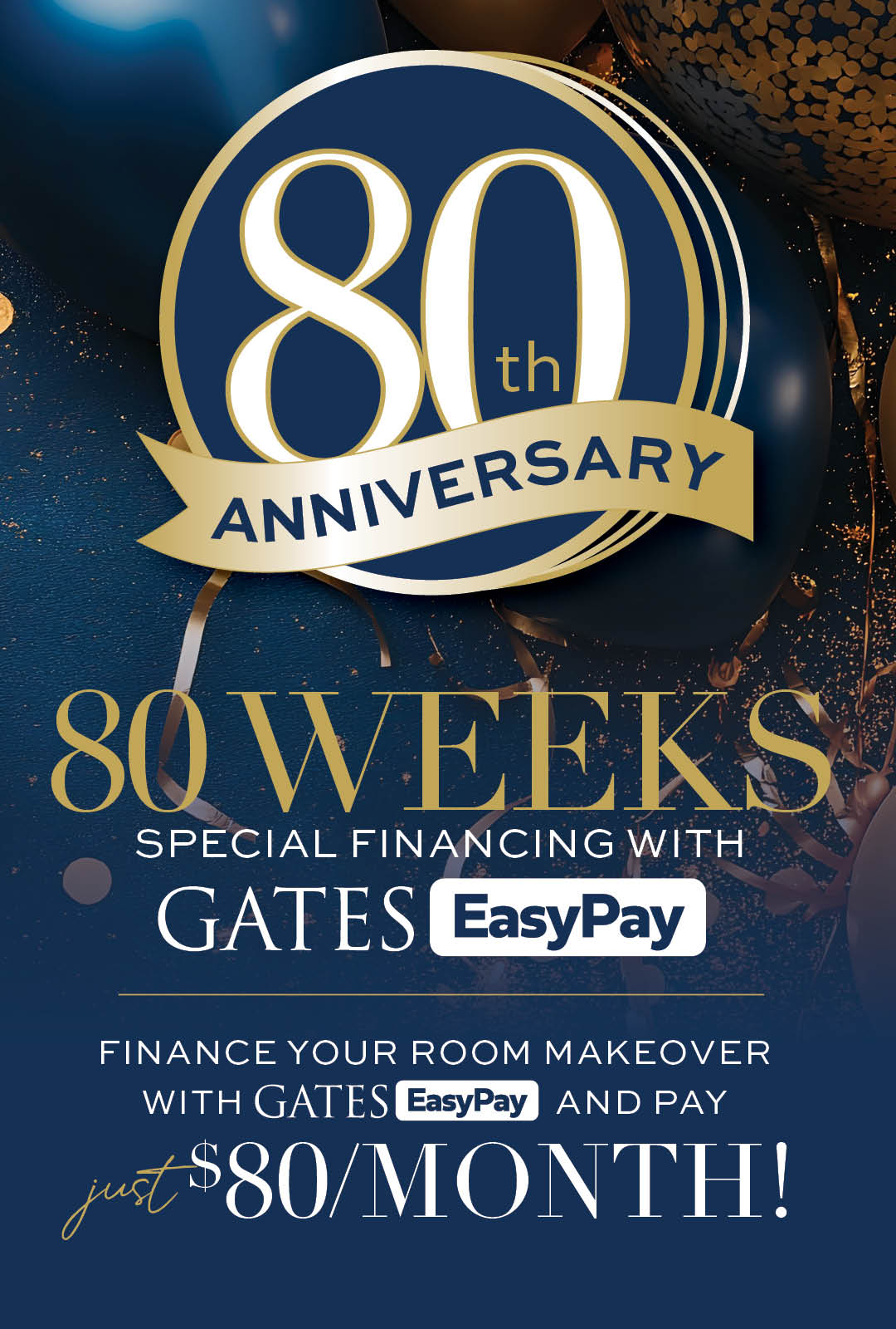 Gates 80 Years EasyPay Desk Mob Rotators 21jmecoax2