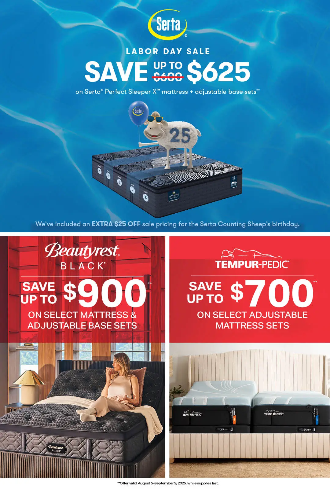 Gates Mattress Labor Day Mobile Rotator 2025