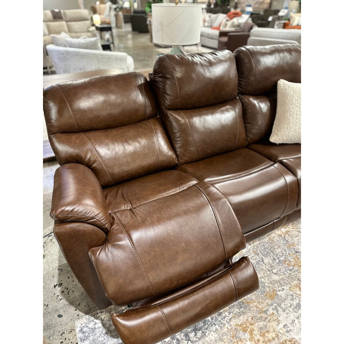 729 Reclining Leather Sofa