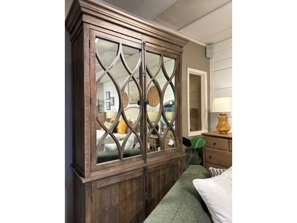 Mirrored Antique Cabinet Unique Items