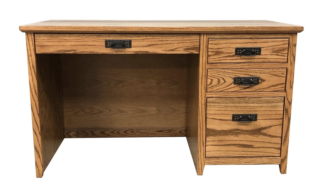 Compact Desk/Natural Hickory