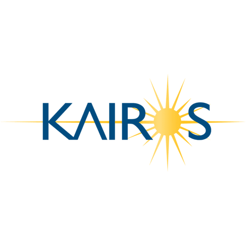 Kairos Sun Logo CMYK Blue Yellow 1
