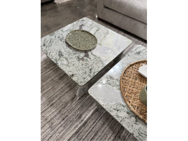 Coffee Table Green Marble