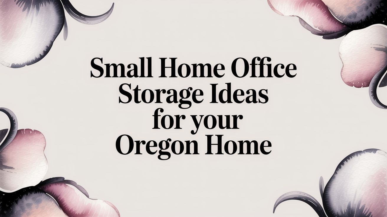 Small Home Office Storage Title Card