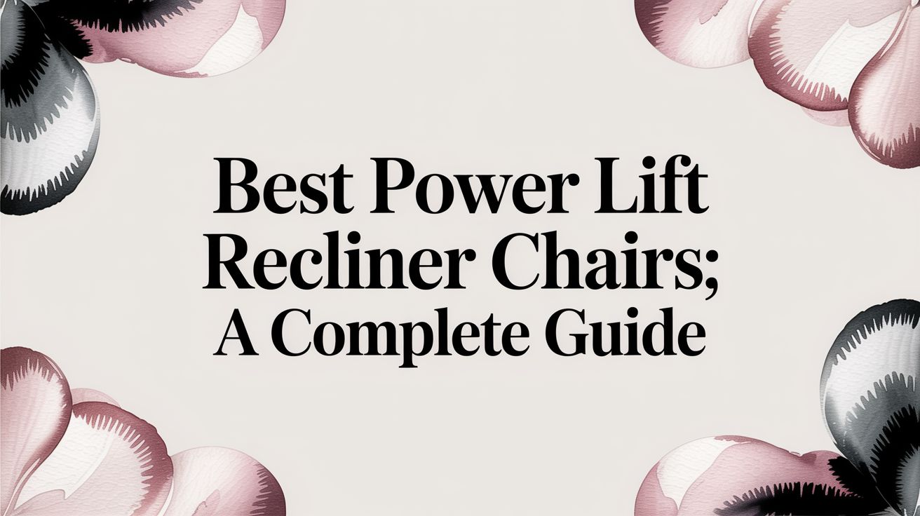 Best Power Lift Recliner Chairs: A Complete Guide