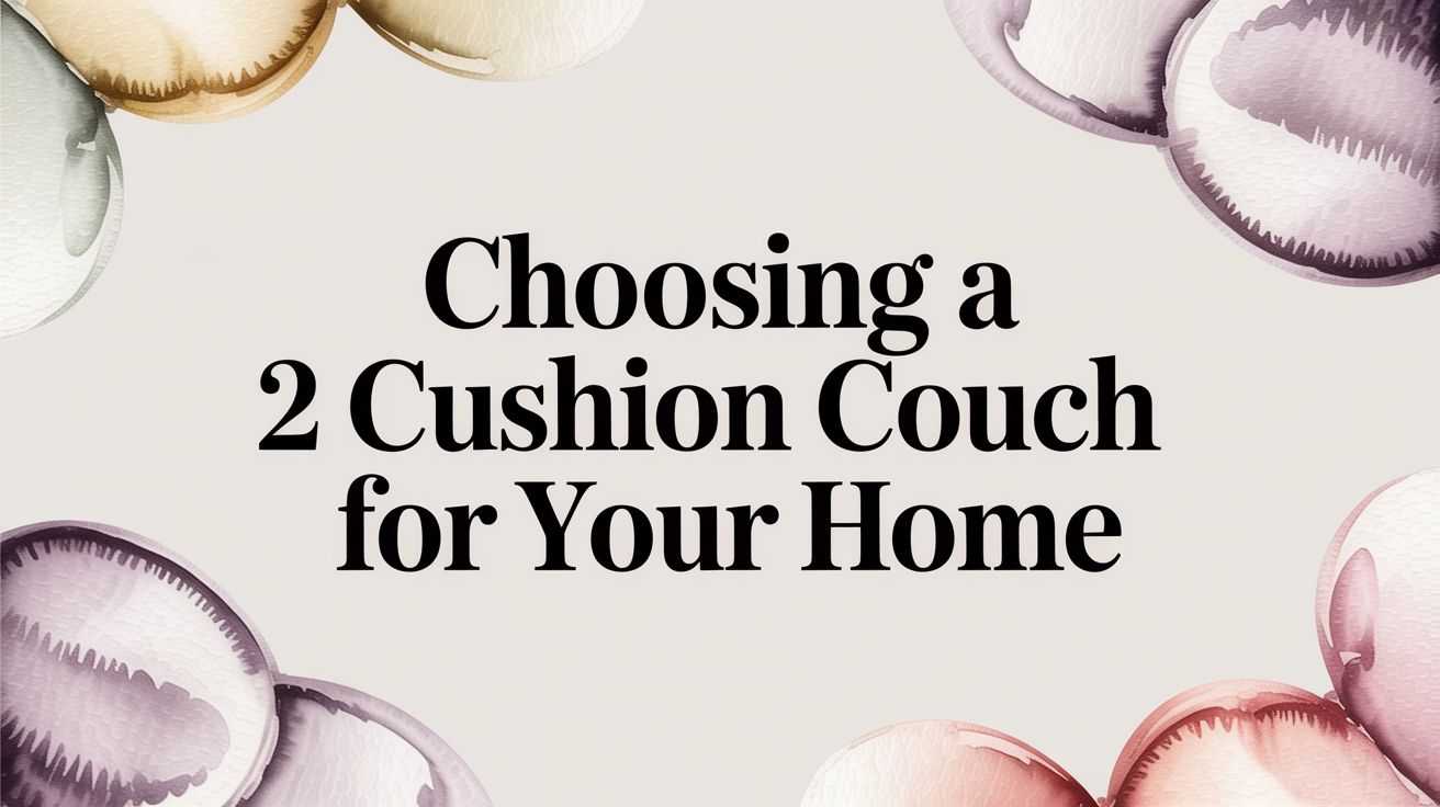 2 Cushion Couch Interior Design