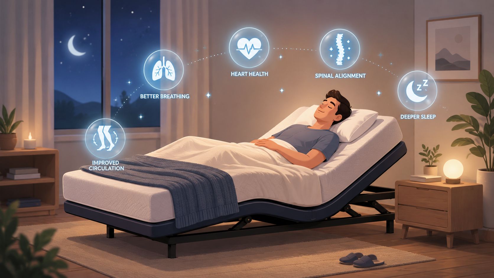 The Top 5 Adjustable Bed Frame Benefits for Your Health