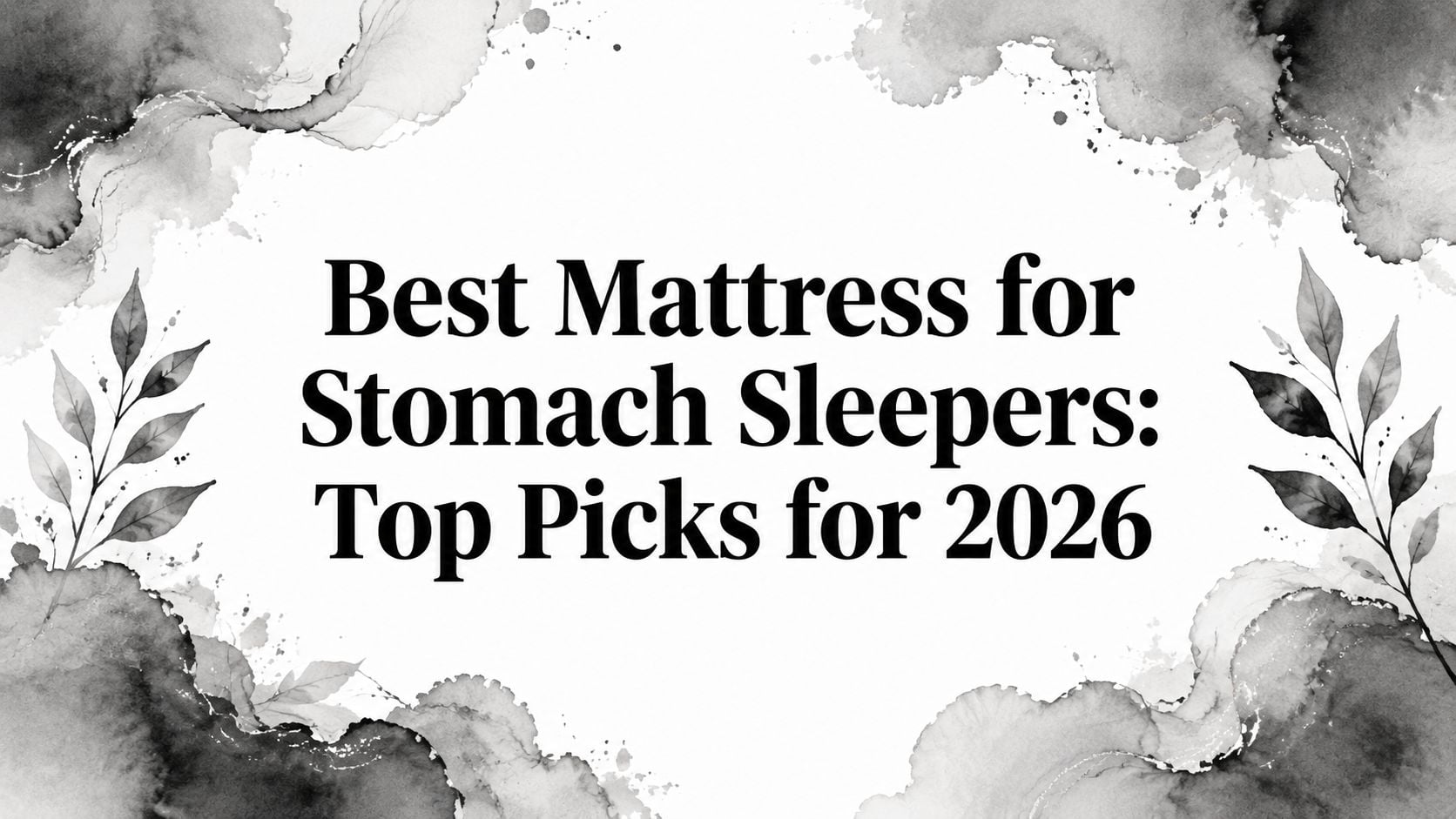 Best Mattress For Stomach Sleepers Floral Design