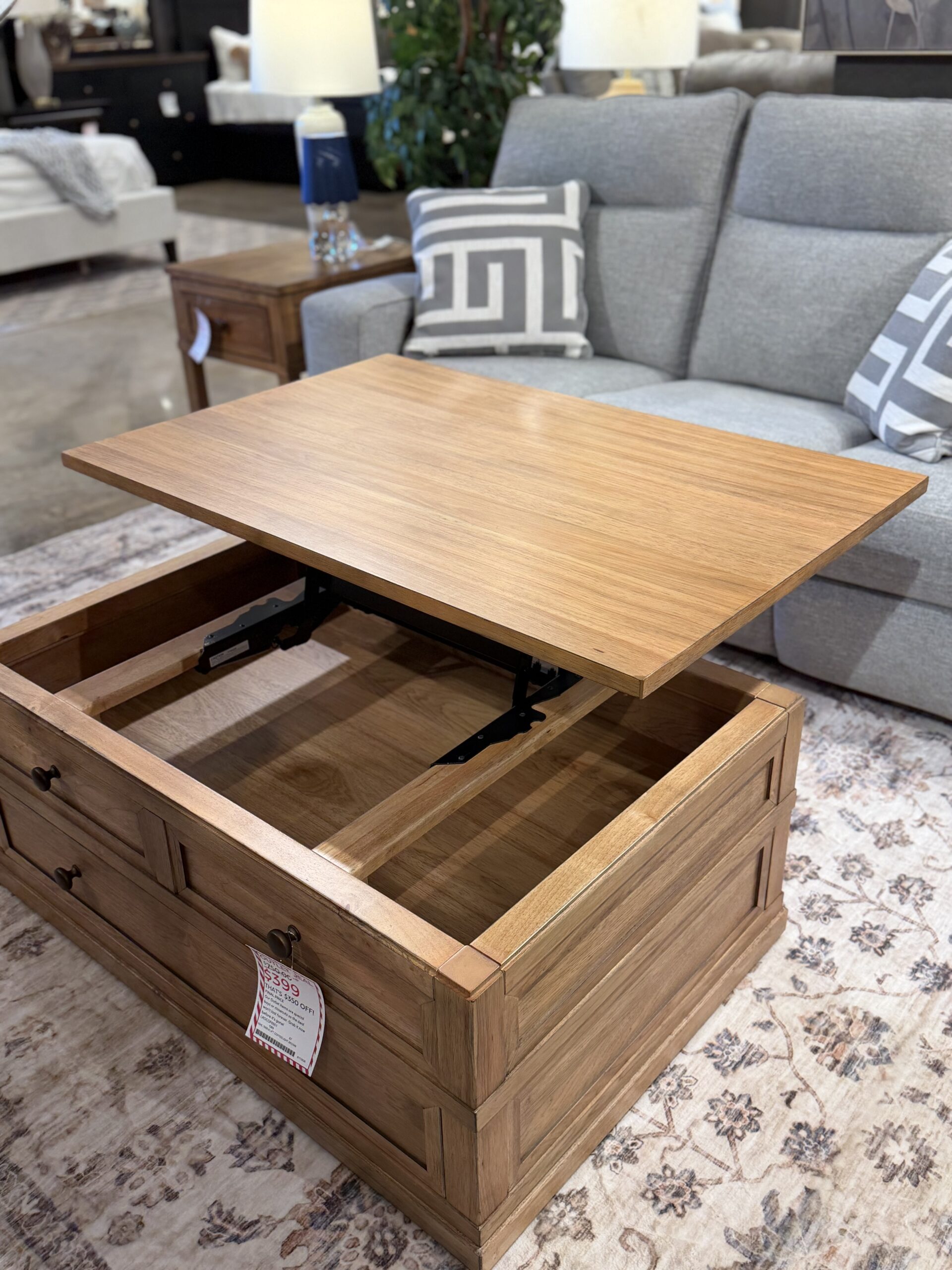 Coffee Table in Light Brown