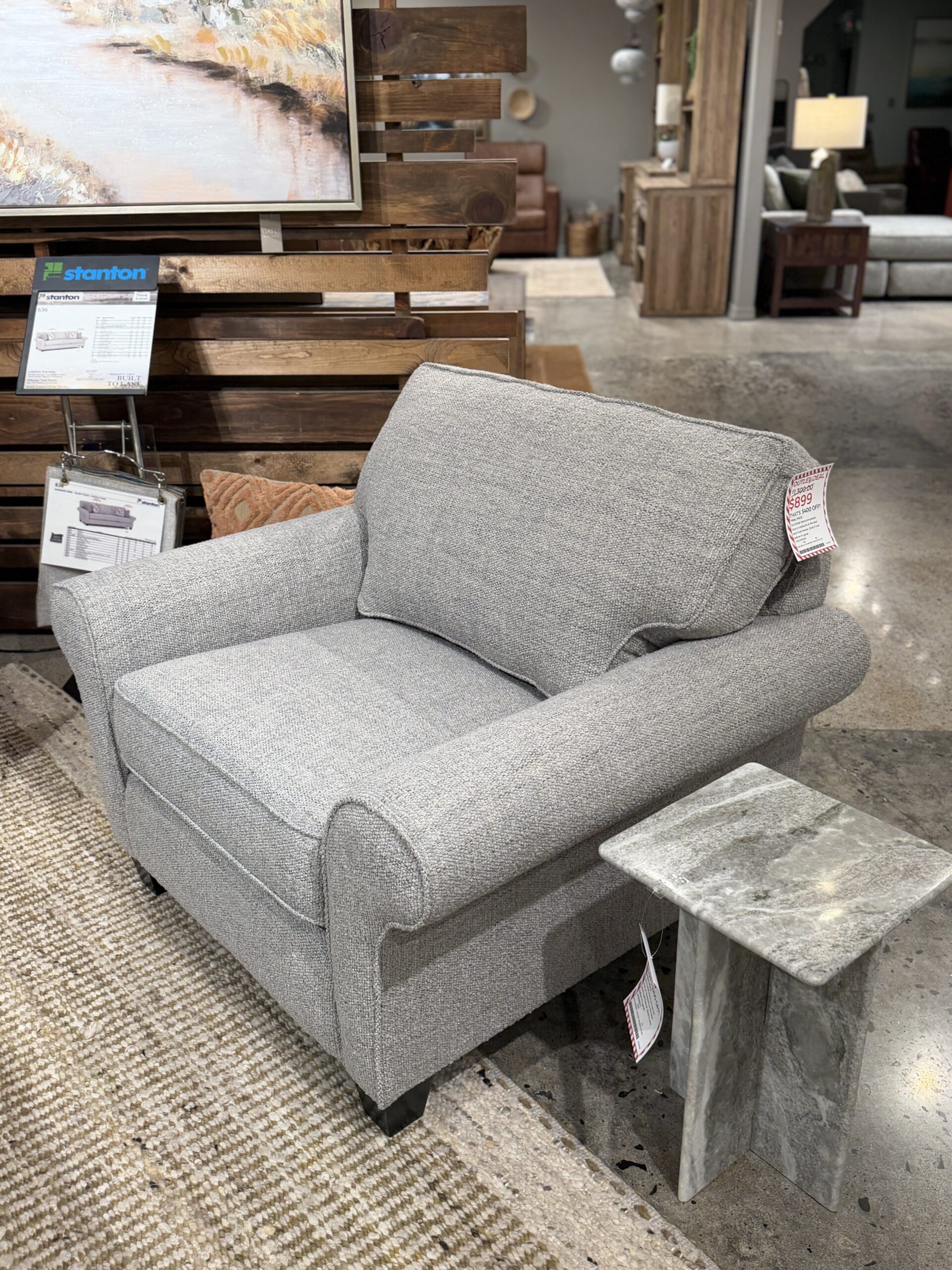 Chair in Merino Nickel