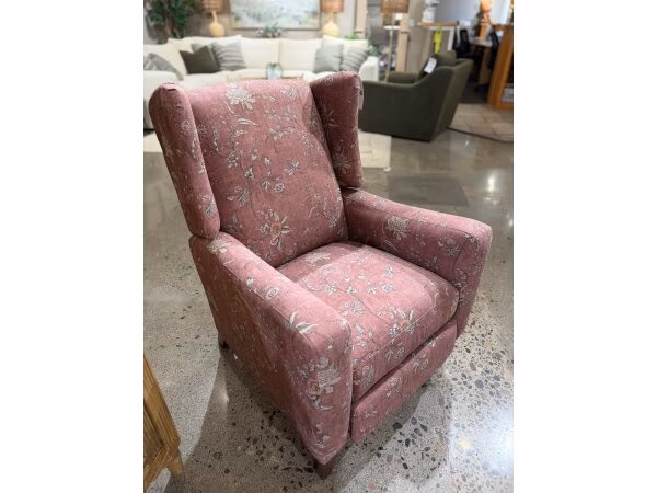High Leg Recliner in Floral