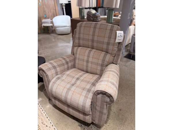 Recliner in Plaid