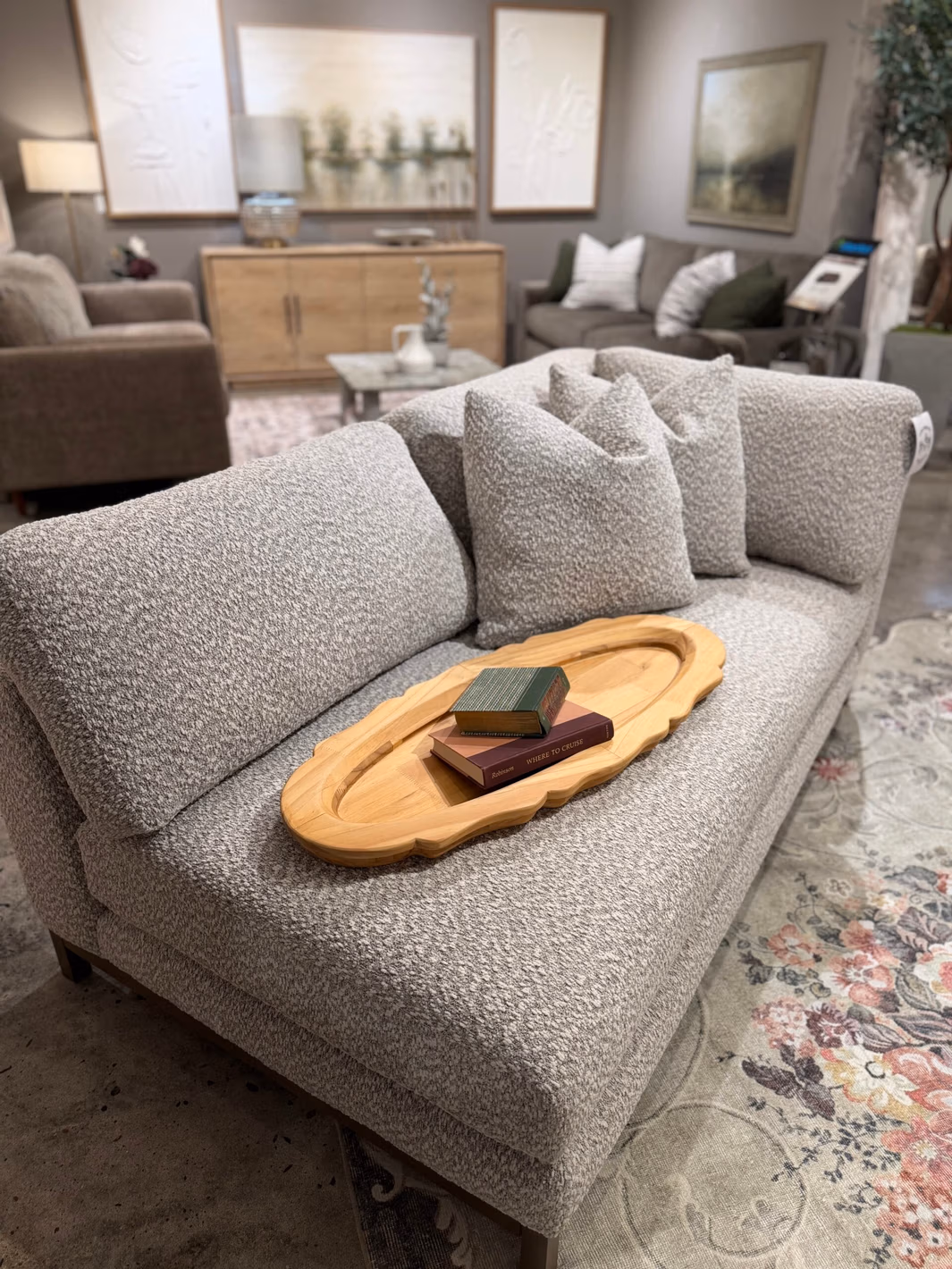 IMG_8498 Sofa in River Rock - Image 1