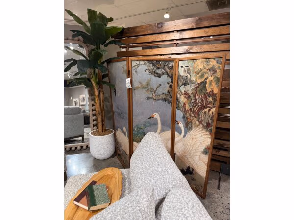 Room Divider Vintage Swans