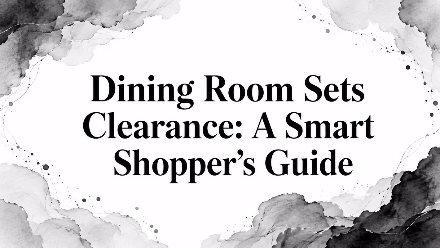 Dining Room Sets Clearance Shopping Guide