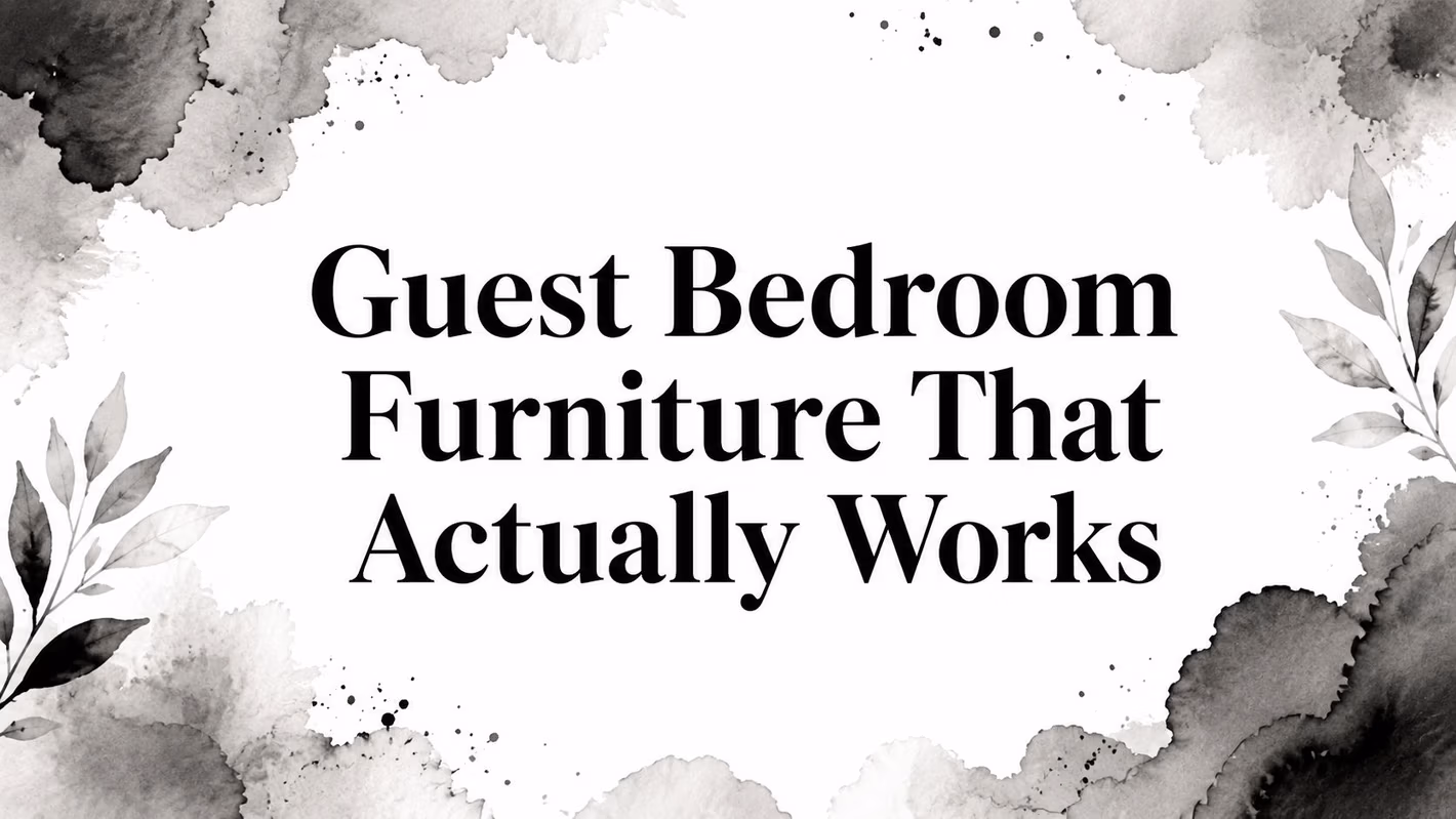 Guest Bedroom Furniture Elegant Typography