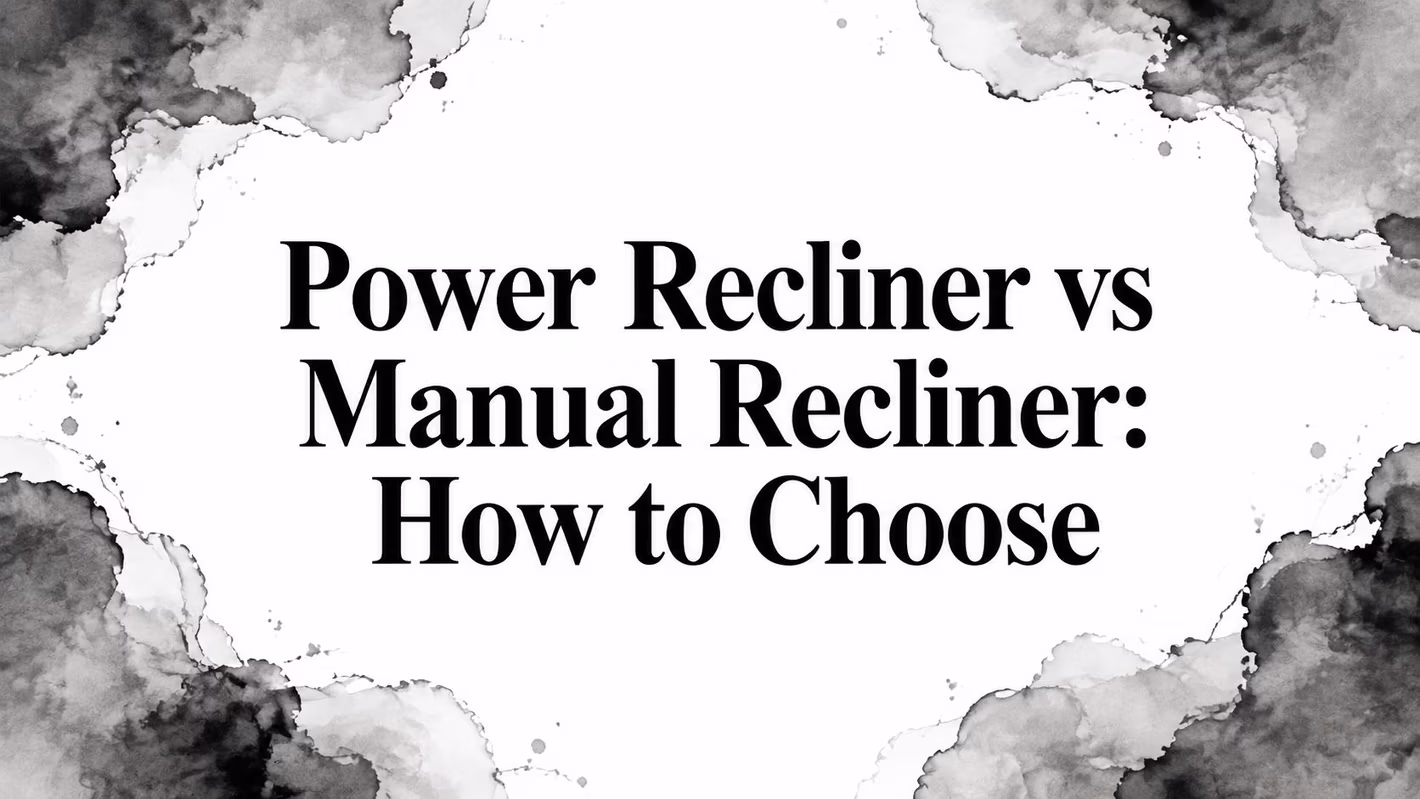 Power Recliner Vs Manual Recliner Comparison