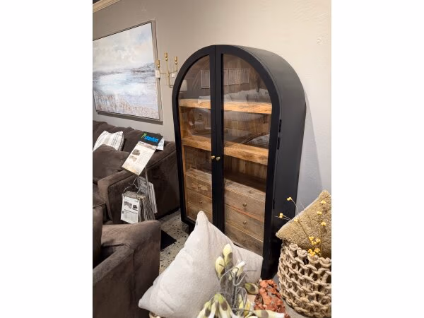 Arched Cabinet in Mango Wood