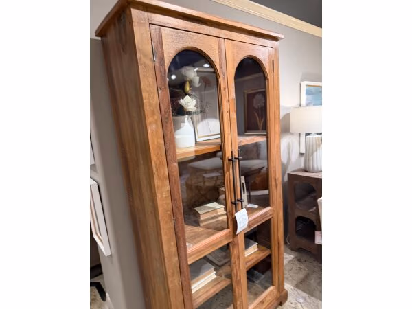 Arched Cabinet Glass/Reclaimed