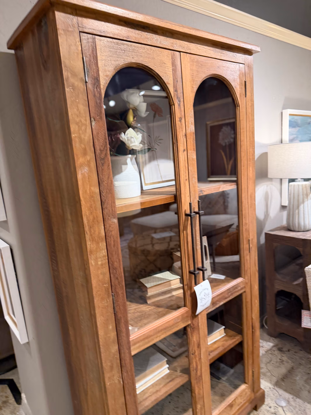 IMG_9041 Arched Cabinet Glass/Reclaimed - Image 1
