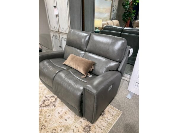 Power Recliner in Blue/Gray