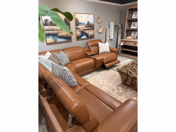 6 PC Reclining Sectional