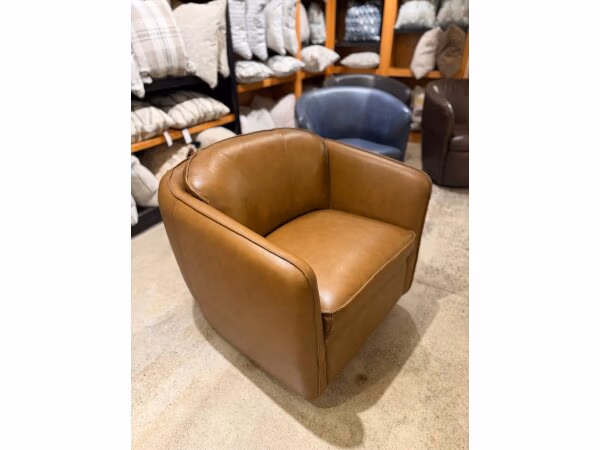 Swivel Chair in Chestnut