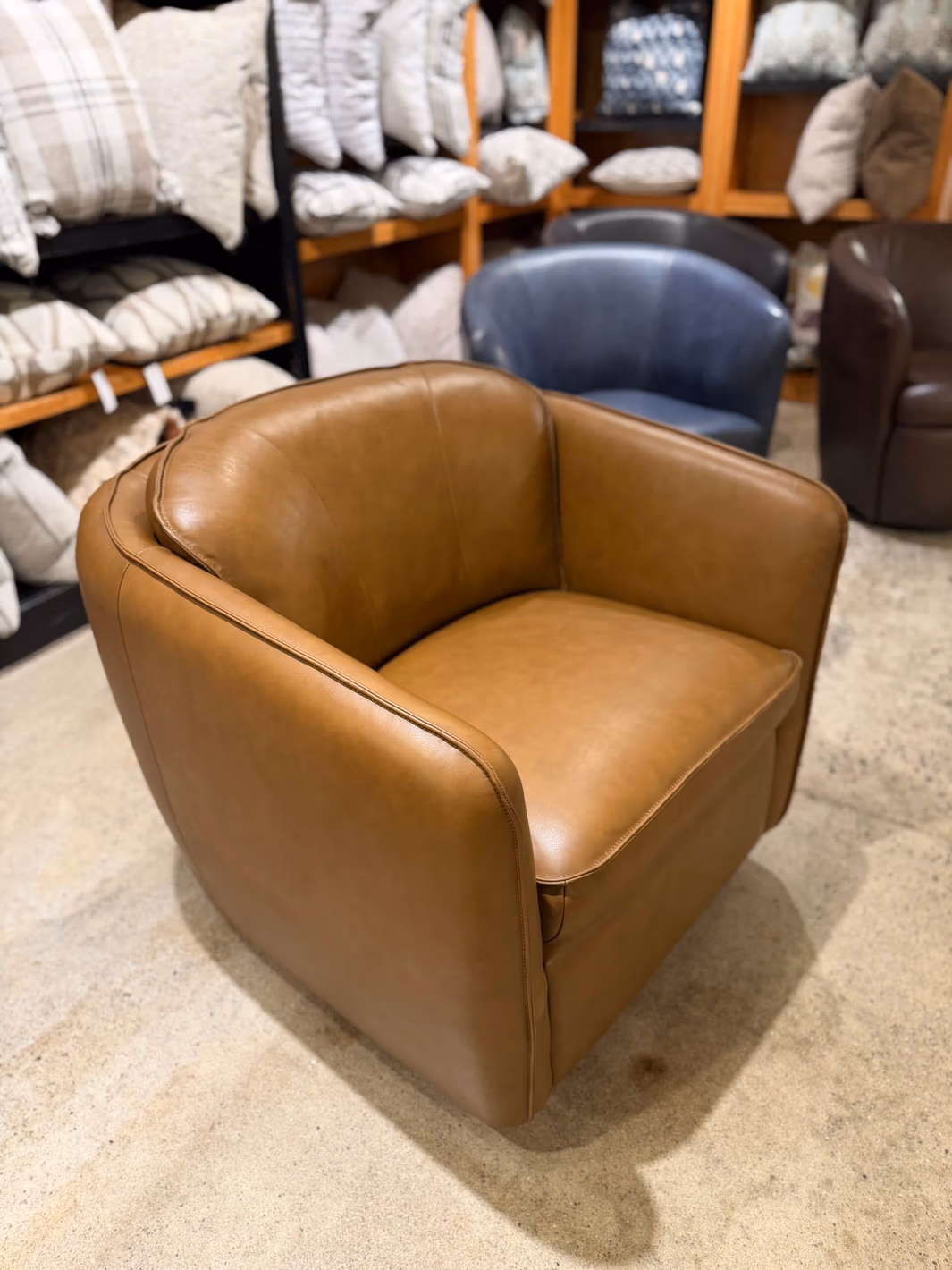 IMG_9856 Swivel Chair in Chestnut - Image 1