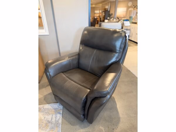 Leather Recliner in Delray Shitake