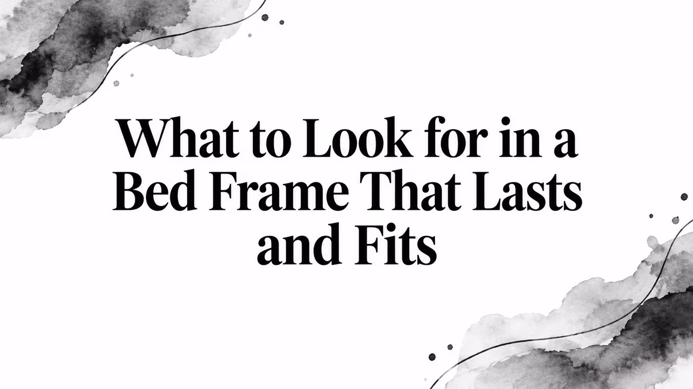 What To Look For In A Bed Frame Bed Frame Advice