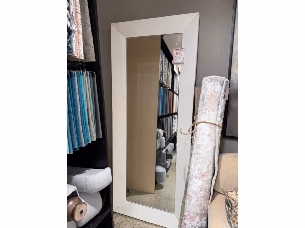 Floor Mirror in White Oak