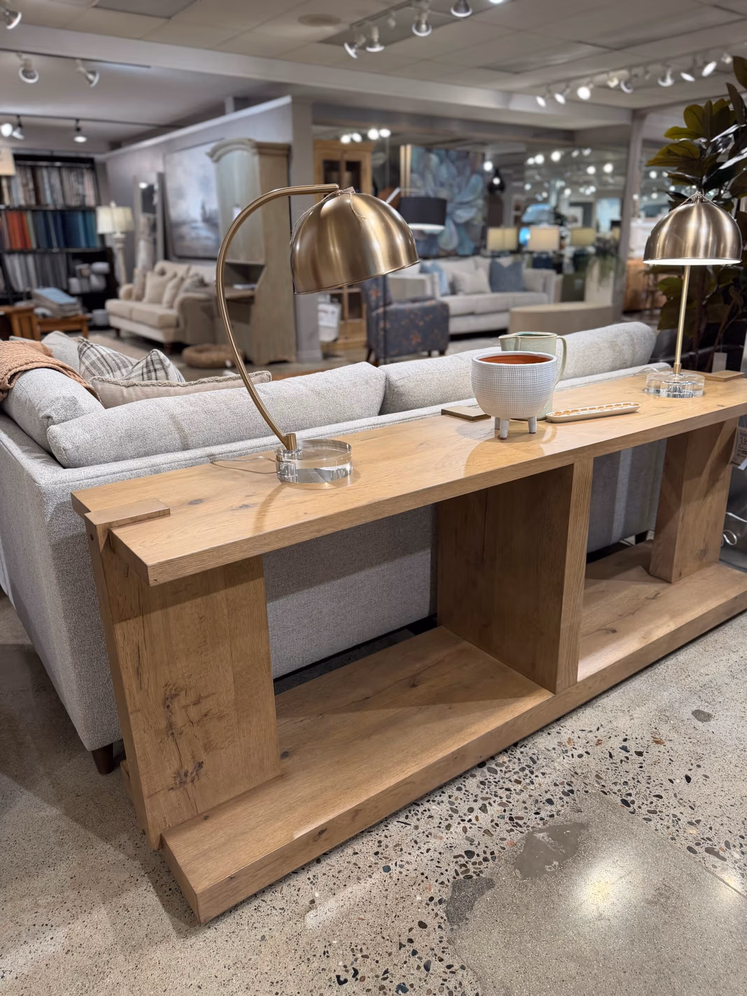 IMG_0729 Wood Console - Image 1