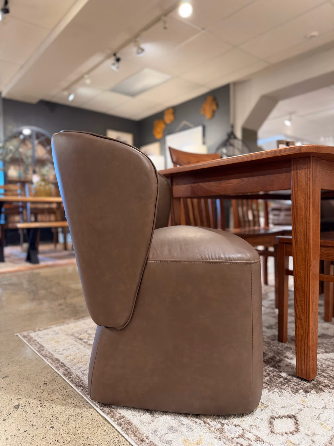 IMG_0916 Leather Dining Chair - Image 1