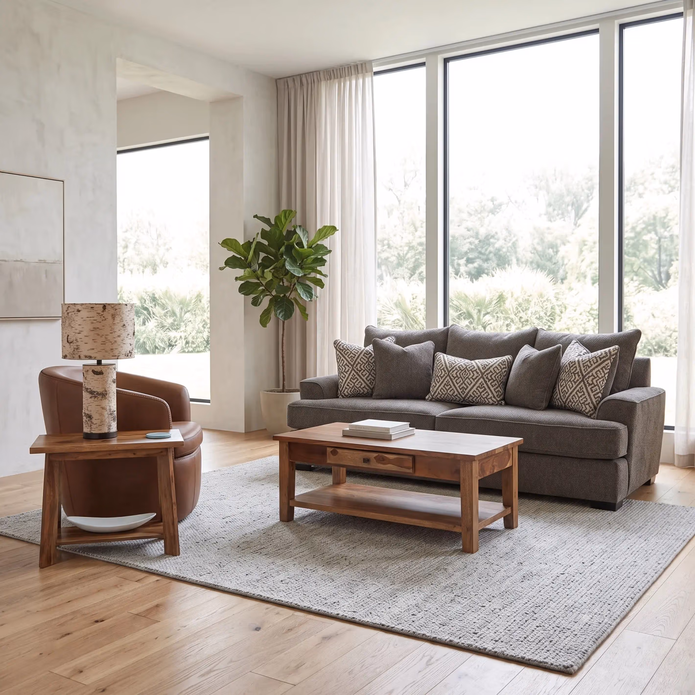 A Contemporary Living Room