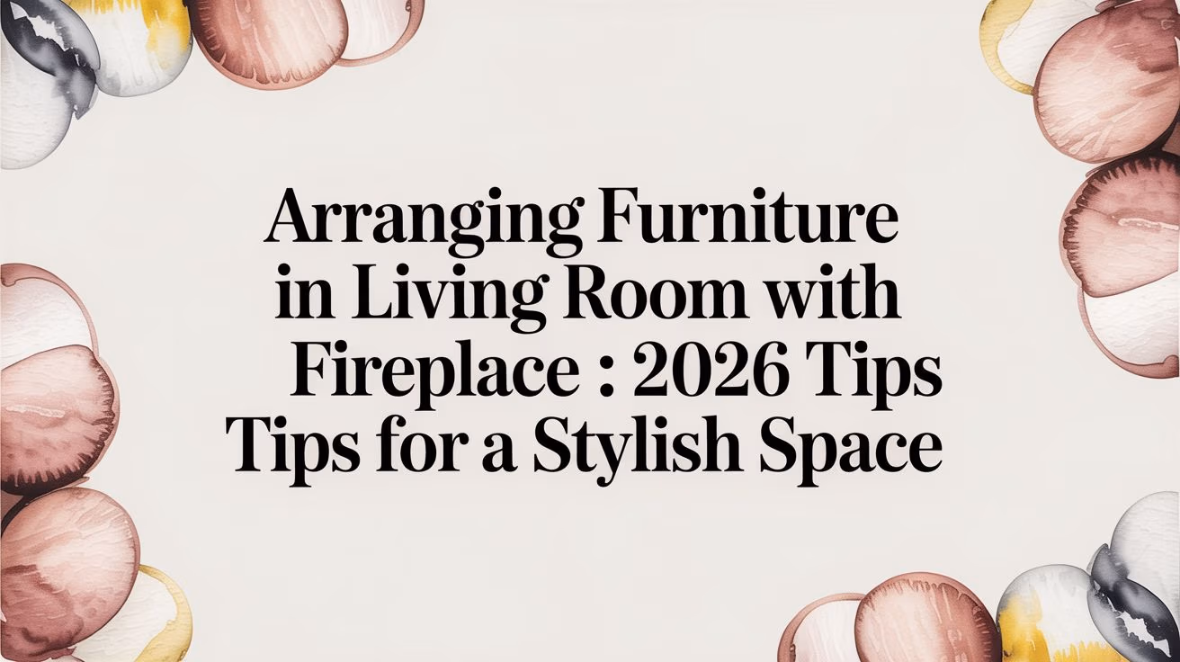 Arranging Furniture In Living Room With Fireplace Title