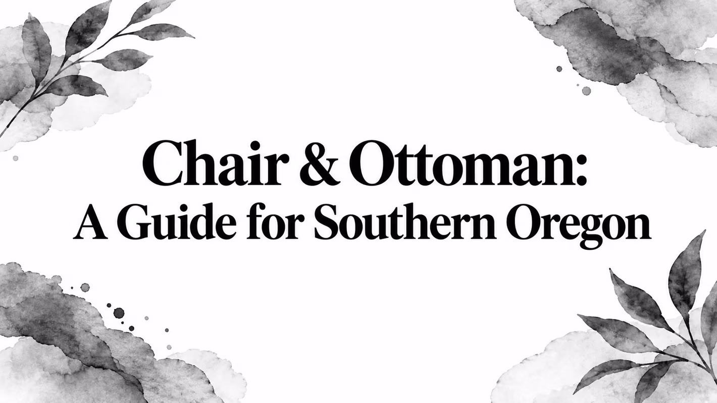 Chair Ottoman Title Card