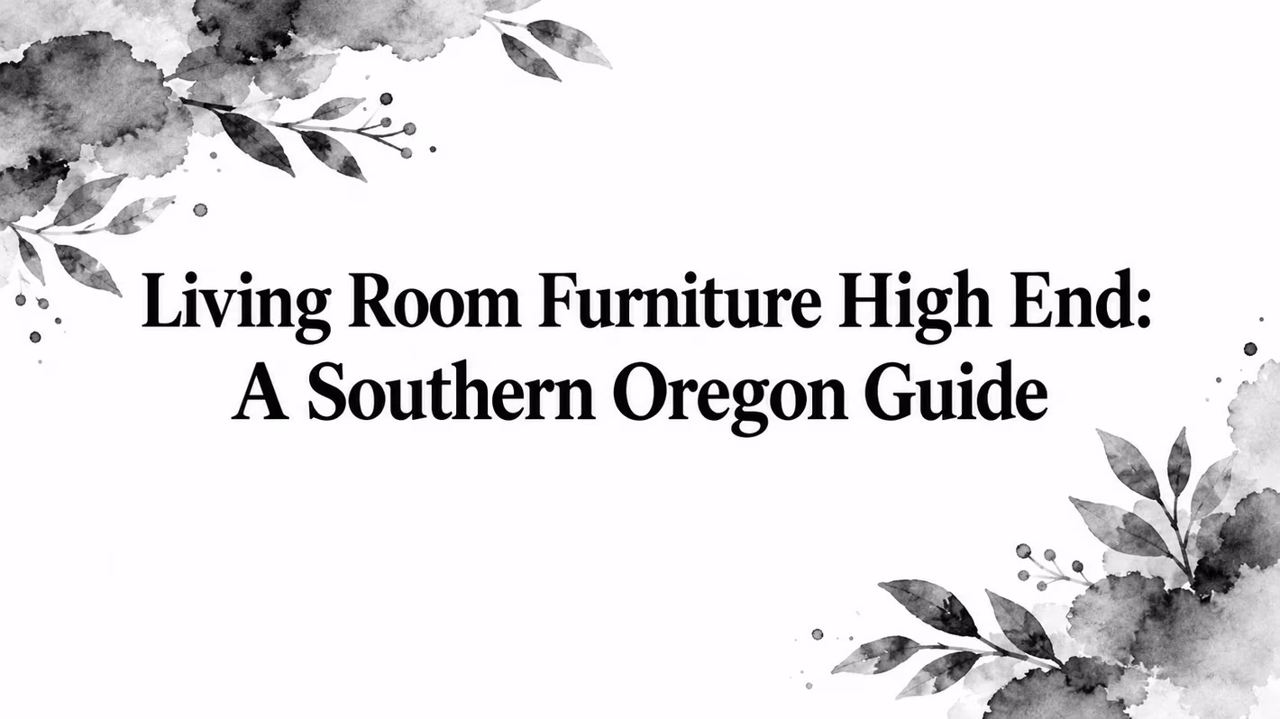 Living Room Furniture High End Title Slide